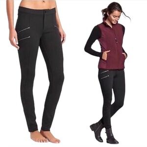 Athleta Moto Leggings - Charcoal gray heather - size 8